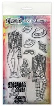 Dyan Reaveley&#39;s Dylusions Couture Stamp Set-A Day At The Races, Duo - $16.91