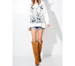 Phil Love Floral Print Tunic Top Size S - $20.79