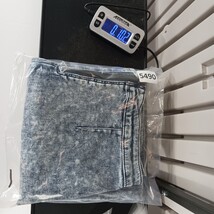 Iris Jeans Acid Wash Denim Pencil Skirt Women’s Size Large Stretch Rear Zipper image 9