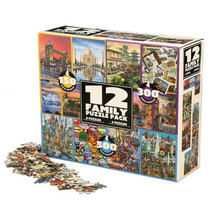 Cardinal Family Jigsaw Puzzles, 12 Pack - £30.12 GBP