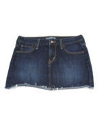 Women LEVI&#39;S cut off frayed denim jean skirt Size 10 - £12.71 GBP