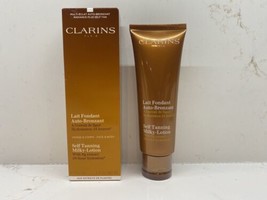 Clarins Self Tanning Milky Lotion with Fig Extract 4.2 oz NIB Factory Se... - $25.73