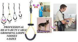 Pro Grooming Heavy Duty Steel Cable Loop Restraint Noose For Table Arm,Bath Dog - £8.63 GBP+