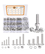 568 Pc M4 M6 M8 Phillips Pan Head Screws Nuts Washers - $34.07