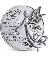 Guardian Angel Visor Clips for Cars Reads May You Never Drive Faster Tha... - $21.20