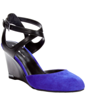 NEW BANDOLINO BLUE WEDGE SANDALS PUMPS SIZE 8 M  $89 - £50.83 GBP