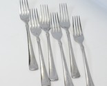 Zwilling J A Henckels Angelico Dinner Forks 7 3/4&quot; Lot of 6 Stainless 18/10 - $32.33