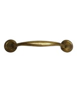 Vintage MCM Brass Art Deco Style Drawer Pull Handle Cabinet 3.75&quot; KBC 19... - $9.85