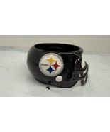 Pittsburgh Steelers Ceramic Helmet Candy Dish Dip Bowl NFL Logo - $181.40 MXN