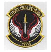4&quot; Air Force Always There Anywhere 1 Soces 1ST Special Operations Patch - £27.32 GBP