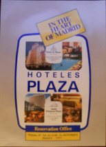 Original Poster Spain Madrid Hotel Princesa Plaza Hoteles Interior - £26.40 GBP