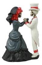 Day Of The Dead Wedding Skeleton Couple Bride and Groom Statue Love Never Dies - £23.31 GBP