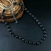 Kristall 8x8 MM Perlen Verstellbar Gewinde Halskette ATN-80 - $12.46