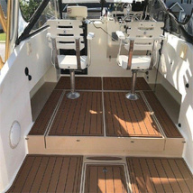 2000 Carolina Classic 25 Cockpit Pad Boat EVA Faux Foam Teak Deck Floor Mat - £878.49 GBP