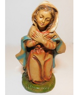 Vintage Italian Mother Mary Holy Virgin Christmas Nativity Replacement P... - £12.81 GBP