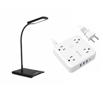 2 Prong Power Strip, TROND 5ft Extension Cord 4 Widely Outlets &amp; 4 USB Ports + T - £64.01 GBP