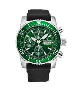 Revue Thommen Men&#39;s 17030.6532 &#39;Divers&#39; Green Dial Day-Date Chronograph ... - £1,274.63 GBP