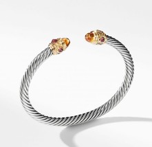 David Yurman Renaissance Bracelet with Citrine &amp; 14K Gold,5mm - £624.85 GBP