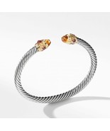 David Yurman Renaissance Bracelet with Citrine &amp; 14K Gold,5mm - $1,093.13 CAD