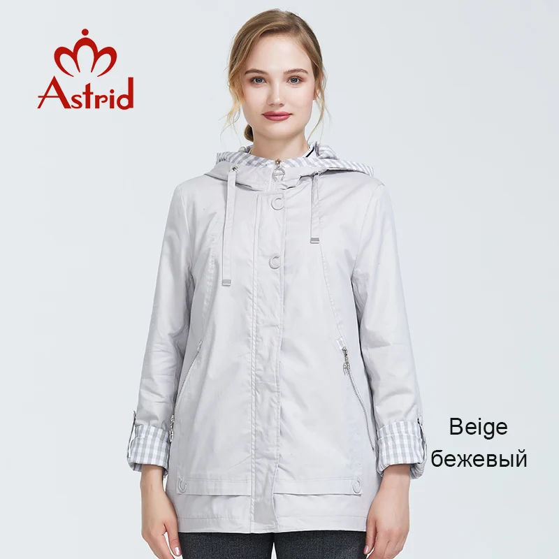 Astrid Spring Autumn new arrival woman Oversize short trench coat for  with a ho - £518.68 GBP