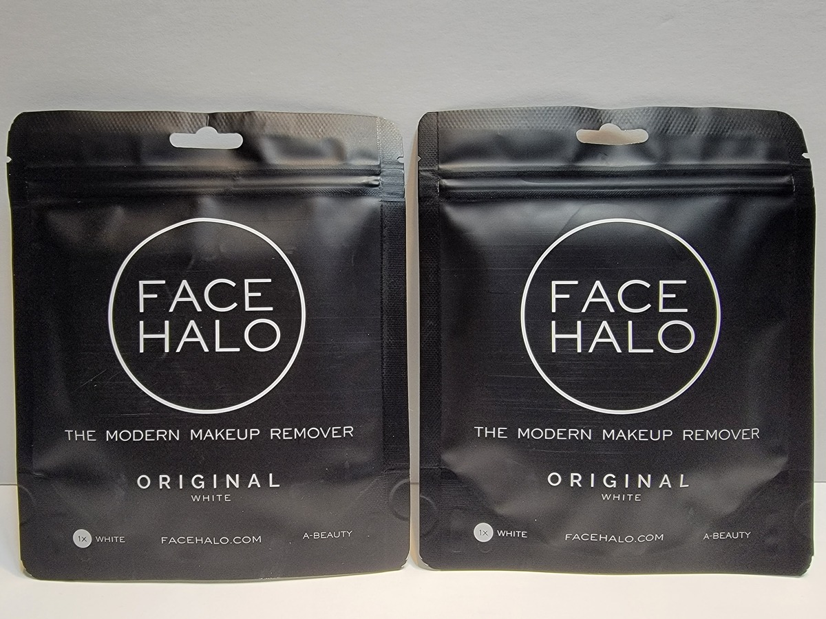 New Face Halo Reusable Makeup Remover Microfiber Pads Original White 2 P... - $50.00