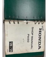 Manuale Di Riparazione E Servizio HONDA PA50 Con Raccoglitore 1978 1979 - $139.64 CAD