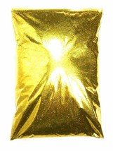 15oz / 444ml Rich Gold Metal Flake .008&quot; Auto Paint Additive Pro Bulk Metalflake - £32.35 GBP