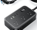 NTONPOWER 2 Prong Power Strip with 2 USB C+ 2 USB A, 1875W/1080J 2 Prong... - $43.69