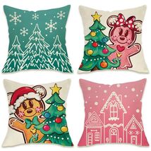 Fahrendom 4-Pack 18x18 Magenta Christmas Gingerbread Man Pillow Covers Set - $4.06 Fahrendom 4-Pack 18x18 Magenta Christmas Gingerbread Man Pillow Covers Set - $4.06