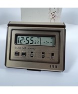 Vintage Bulova Digital B6998 Desk Top Quartz Alarm DuPont Methanol - $21.71 CAD