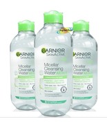 3x Garnier Micellar Cleansing Water GREEN Make Up Remover 400ml Combinat... - $27.78 CAD
