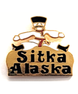 Alaska Sitka New Archangel Dancer Enamel Pin Cultural Figure Souvenir Tr... - $12.99