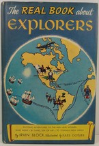 The Real Book About Explorers by Irvin Block 1952 HC/DJ - £5.58 GBP