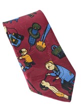 Dimoda Medical Doctor Pediatrician Exam Checkup Shot Physical Novelty Necktie - £17.40 GBP