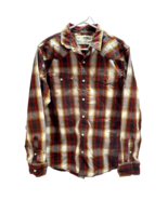 Urban Pipeline Shirt Plaid Button Front Red Yellow White Size XL Mens New - £18.26 GBP