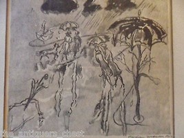Bertram Goodman &quot;Rainy&quot; Etching. Pencil signed and dated 1951 lower right - £156.60 GBP