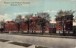 Syracuse New York ~ da Donna &amp; Bambini Ospedale ~1913 Timbro Postale Jubb Ed. - £6.08 GBP