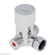 Hot &amp; Cold Wate Mixing Valve for Touchless Sensor Faucet Regulator - Chrome - £17.50 GBP