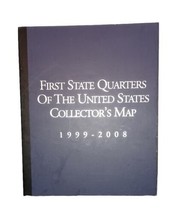 First State Quarters OF The United States Collector&#39;s Map 1999-2008 complete - £27.97 GBP