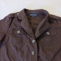 Jones New York RN#54050 Women's Brown Front Button Blazer Jacket Pockets Size 1X image 14