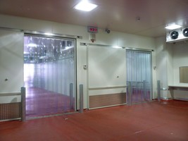 3&#39; x 7&#39; Strip Curtain Door 36&quot; x 84&quot;  Cooler Freezer 6&quot; NSF Walk In Viny... - $71.30