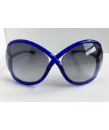 Tom Ford TF9 Whitney 64mm Blue Oversized Women&#39;s Sunglasses - £136.21 GBP