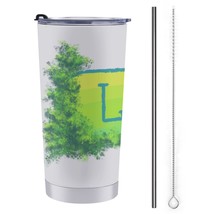 Mondxflaur Word Like Steel Thermal Mug Thermos with Straw for Coffee - $20.98