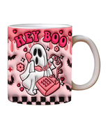 Pumpkin Coffee Cup with Ghost, Halloween Coffee Mug, Halloween Ceramic C... - $393.18 MXN