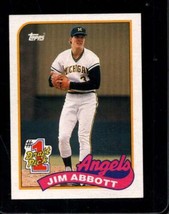1989 Topps #573 Jim Abbott Nmmt (Rc) Angels *X108405 - £2.73 GBP