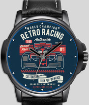 Retro Racing Vintage Art Stylish Rare Quality Wrist Watch UK Seller - £42.71 GBP