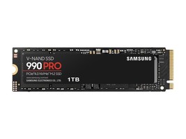 SAMSUNG SSD 990 PRO 1TB, PCIe 4.0 M.2 2280, Seq. Read Speeds Up-to 7,450... - $169.99