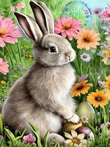 Rabbit Diamond Painting Kit - Full Drill Adult Rhinestone Art Craft for ... - $45.53