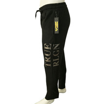Nwt True Religion Msrp $79.99 Mens Black Sleepwear Jogger Sweatpants Size S L Xl - £35.37 GBP