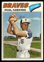 Atlanta Braves Phil Niekro 1977 Topps # 615 G/VG - £0.70 GBP